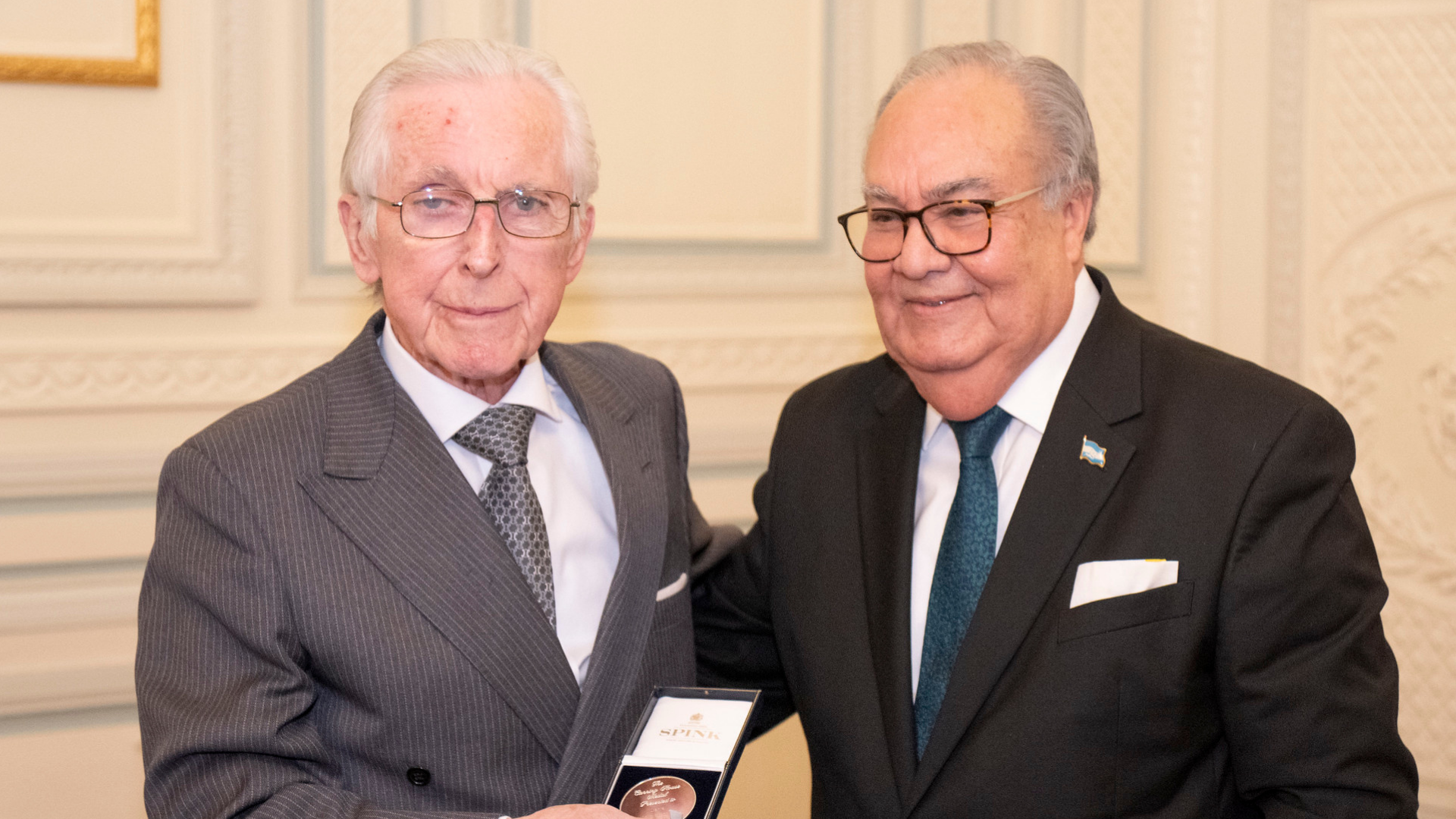 Lord Daniel Brennan is awarded the Canning Medal