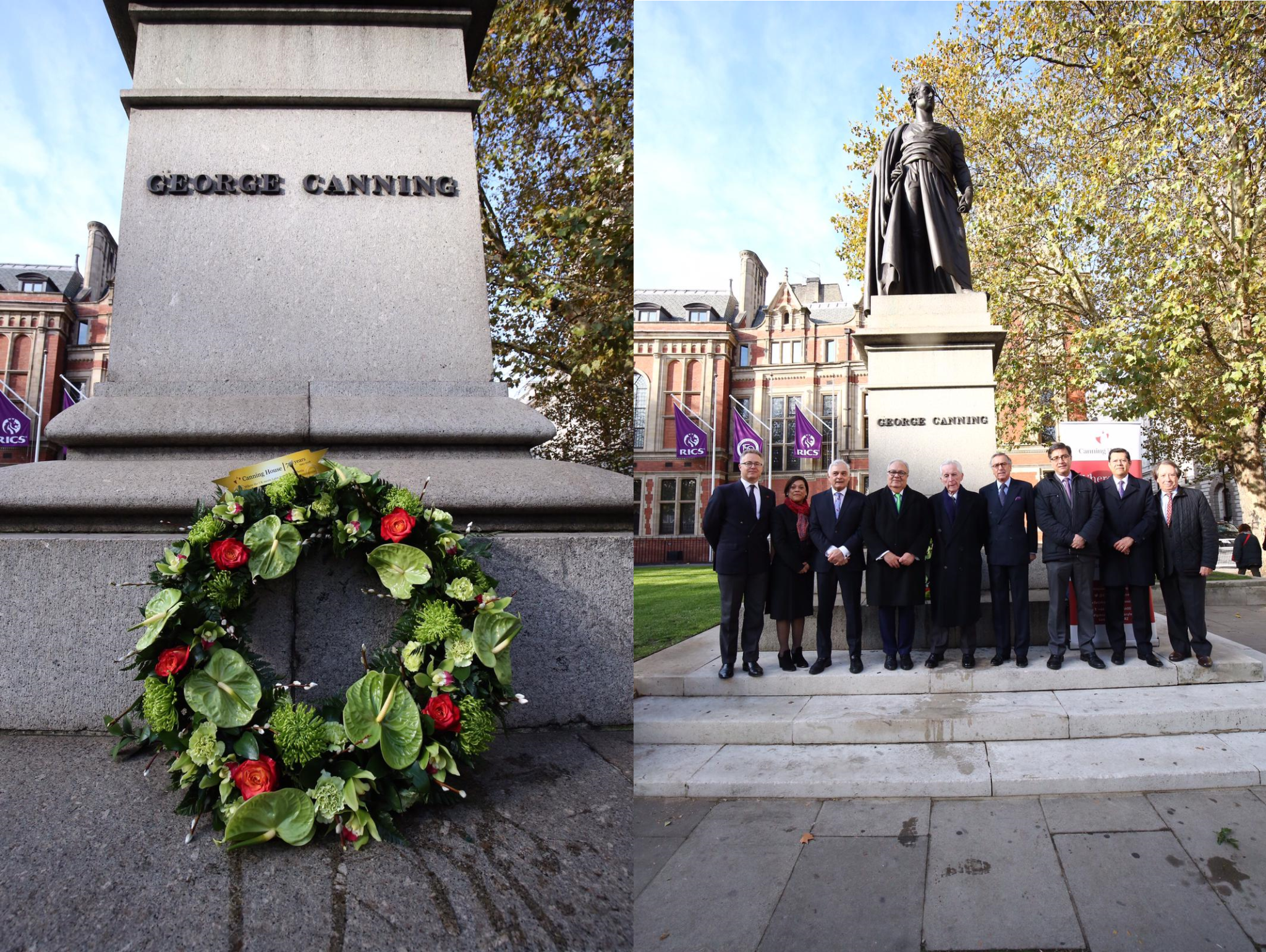 Wreath Laying Ceremony to Commemorate Canning House 75th Anniversary