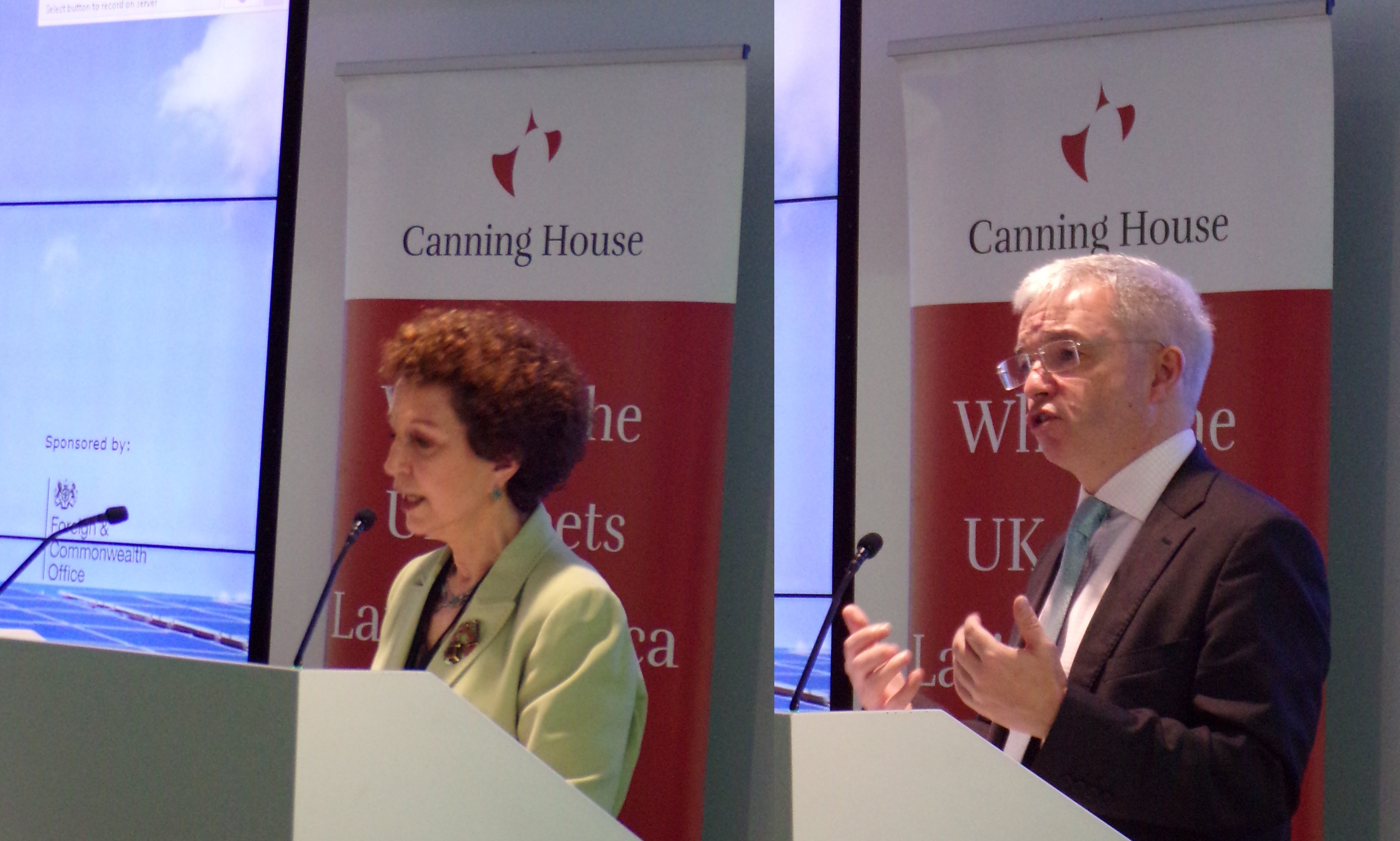 Cristina Cortes and Mark Menzies M