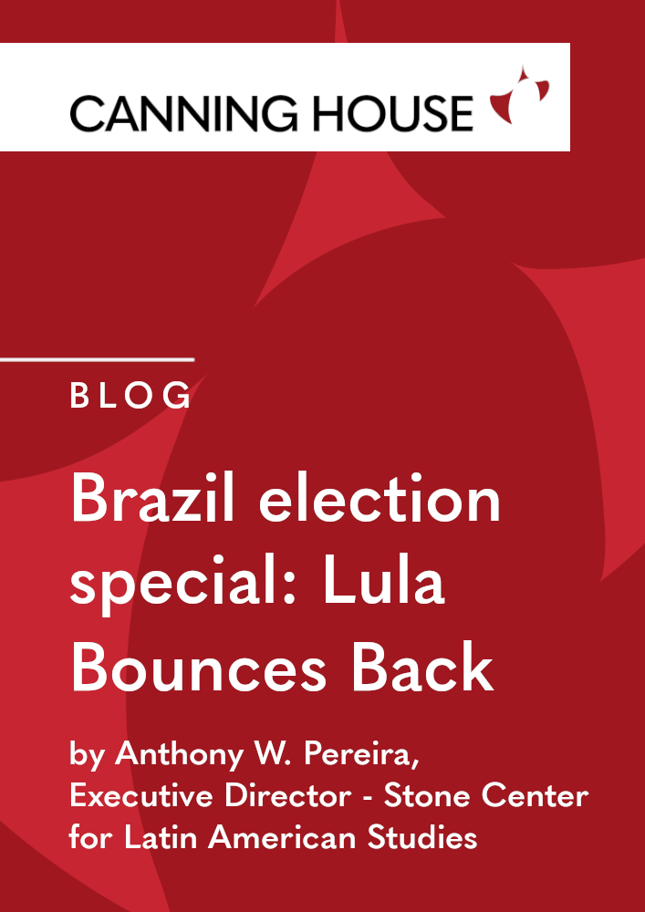 Brazil election special: Lula Bounces Back